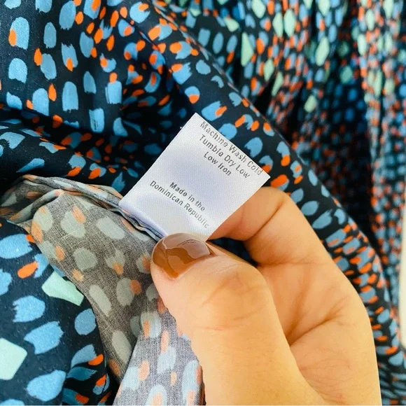 Tucker Blue and Red Floral Allyson Midi Dress - Picture 7 of 8